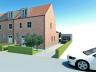 Goed gelegen nieuw te bouwen afgewerkte woning: Glvls: garage (5,75*2,95m), ruime berging (6,86m²) ,